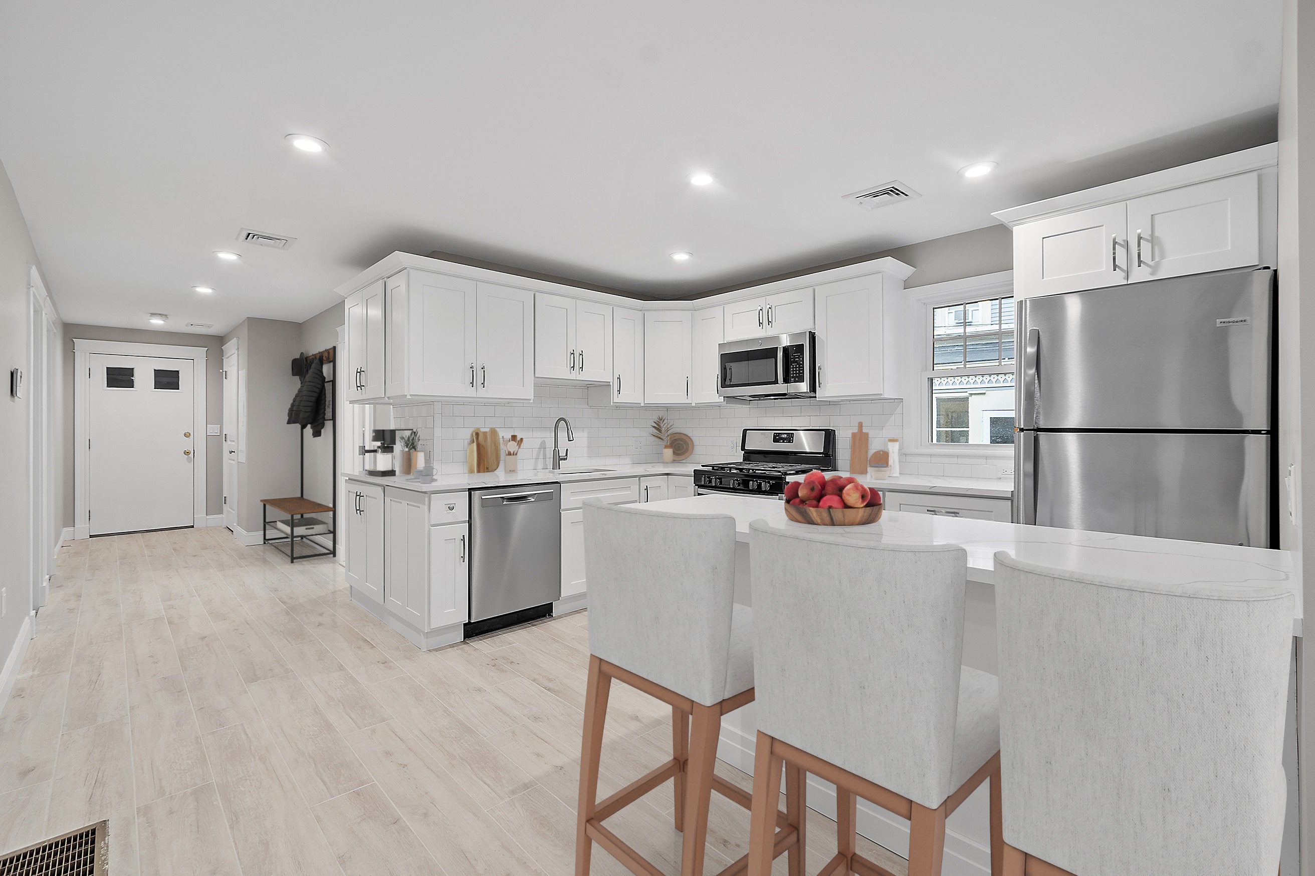 Portfolio Image: Kitchen and Entry